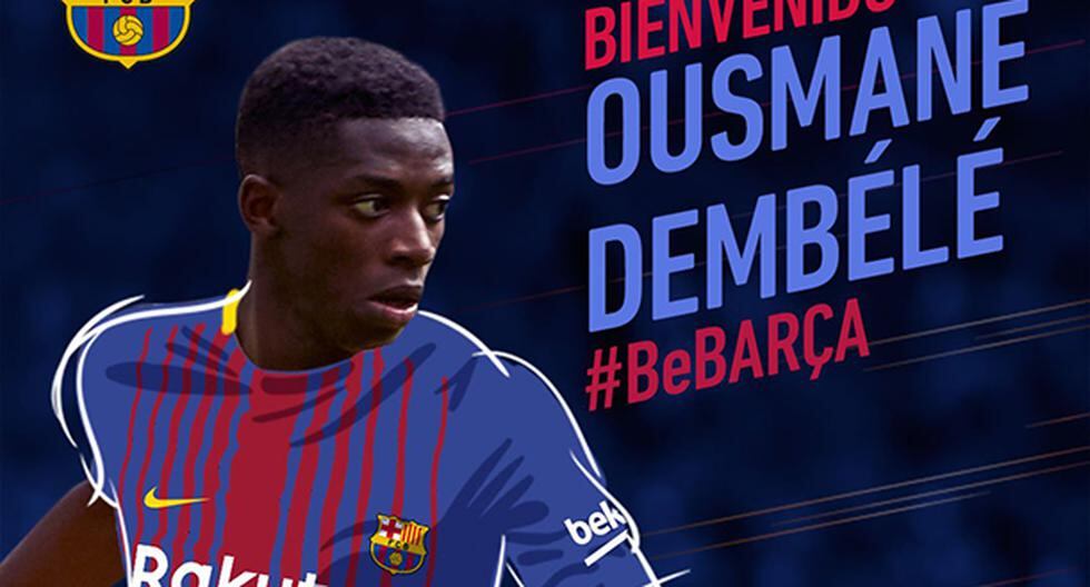 El joven de 20 años Ousmane Dembélé se convirtió en nuevo jugador del Barcelona. (Foto: FCB)