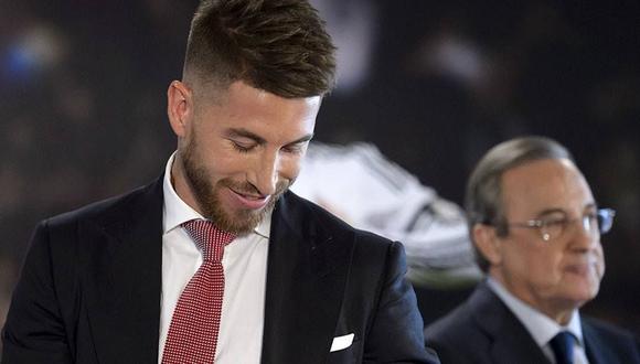 Sergio Ramos y Florentino Pérez tuvieron una agria discusión en el vestuario tras la eliminación del Real Madrid, según AS. (Foto: AFP)
