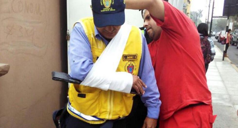 Colectivero atropelló a inspector de tránsito de la Municipalidad de Lima. (Foto: Andina)