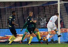 Napoli goleó 3-0 al Inter de Milán por la Serie A