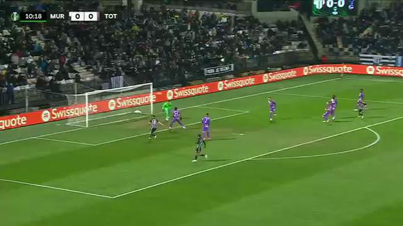 Goles del partido Tottenham vs. Mura por la UEFA Conference League | Video: ESPN.