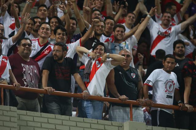 River Plate vs. Alianza Lima: hinchada 'millonaria' se hizo presente en el Estadio Nacional | Foto. Violeta Ayasta/GEC