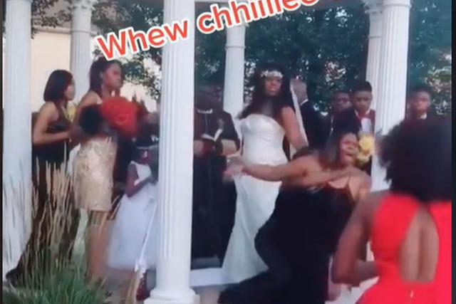 Una mujer irrumpe en una boda al mismo estilo de una telenovela mexicana. (Foto: Danielleondemand/TikTok)