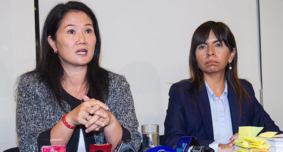 Giulliana Loza dejó en claro que de Keiko Fujimori ni Fuerza Popular ha nacido ningún acto de violencia contra el fiscal José Domingo Pérez. (Foto: GEC)