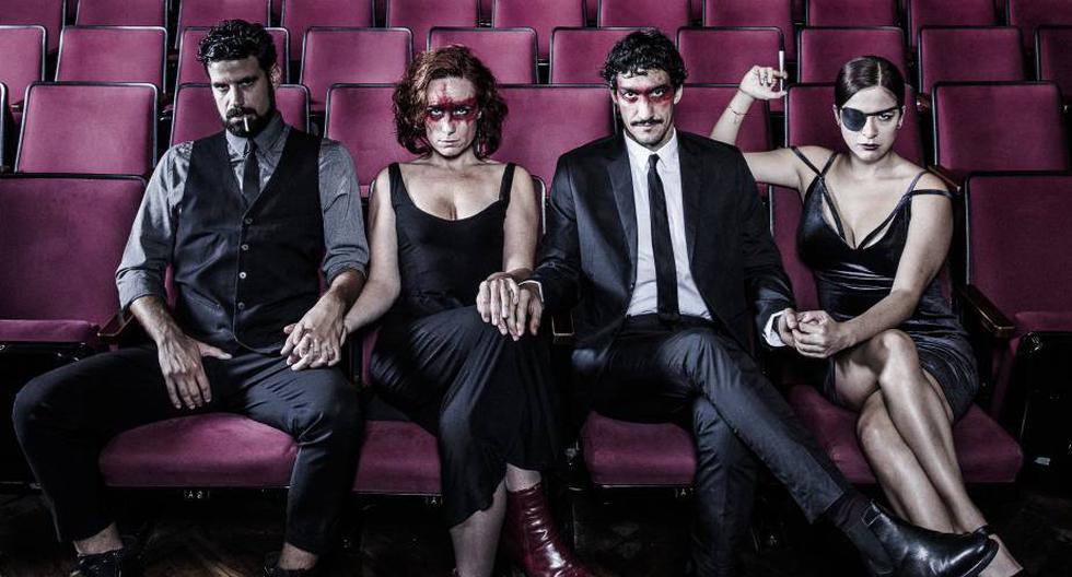 Katerina D’Onofrio Dibós, Eduardo Camino, Karina Jordán y Sebastián Monteghirfo son los protagonistas de 'Infortunio'.
