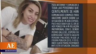 Pedro Gallese: Esposa del futbolista anuncia el fin de su relación matrimonial