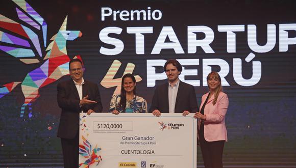 Fiorella de la Sotta, cocreadora de Cuentología, se llevó un premio de US$120,000 que lo usará para potenciar su emprendimiento.