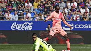 Barcelona vs. Huesca: Dembélé quedó solo para el 1-0 pero falló gol de manera increíble | VIDEO