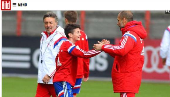 Guardiola citó joven de 15 años a prácticas de Bayern Múnich