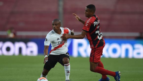 River Plate le ganó 1-0 a Paranaense y se metió en los cuartos de final de la Copa Libertadores | Foto: @RiverPlate