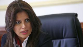 Ministra Omonte: “No creo que Nadine haya impuesto a Solórzano”