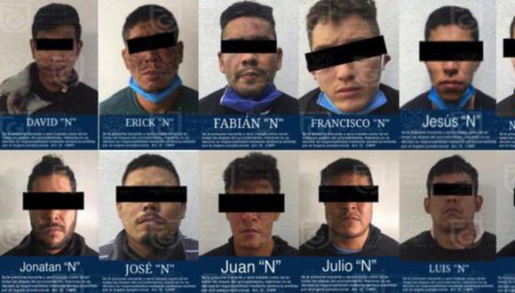 Un colombiano entre los 12 detenidos por atentado a jefe de seguridad de Ciudad de México Omar García Harfuch. (Fiscalía de México).