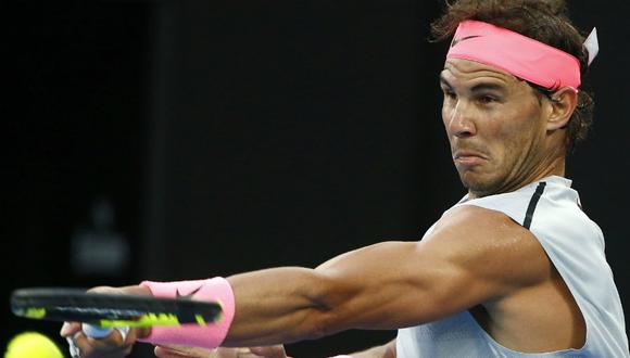 No hubo mayores percances para Rafael Nadal en su debut en el Abierto de Australia. Se impuso tranquilamente ante el dominicano Víctor Estrella. (Foto: AFP)