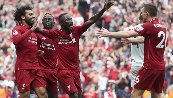 Liverpool celebrando. (Foto: AP)