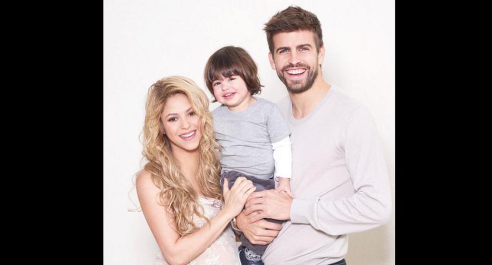 Shakira, Piqué y Milan, una familia feliz (Foto: @3gerardpique)