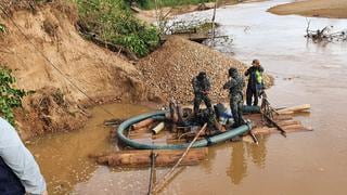 Madre de Dios: Fiscalía y Marina ejecutan operativo contra la minera ilegal en Inambari