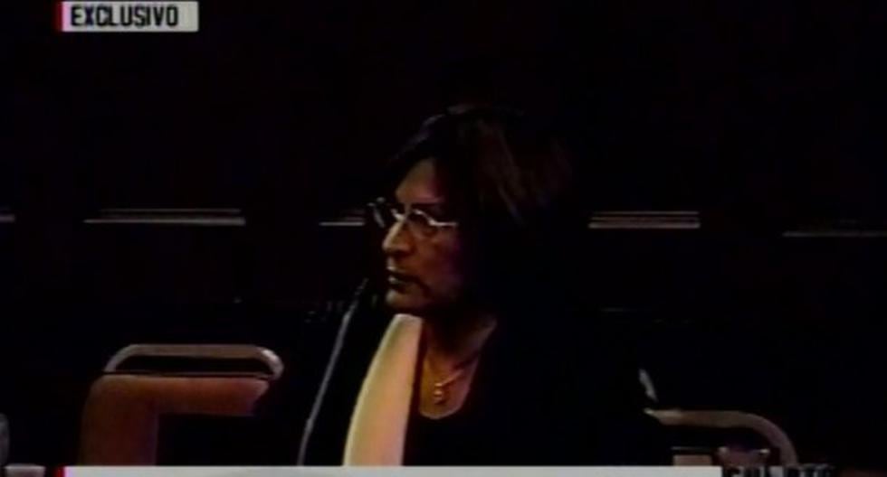 Aparece video de Matilde Pincho Pinchi en Comisión Townsend. (Foto: Captura)