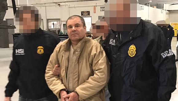 "El Chapo" aguarda en la prisión neoyorquina la lectura de su sentencia, que está prevista para el día 25 de junio de este año. (Foto: AFP)