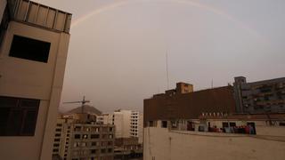Lima: ciudadanos pudieron apreciar arcoíris en diversos distritos