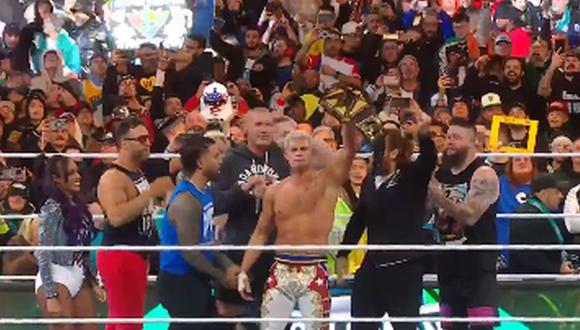 WrestleMania 40: Cody Rhodes vence a Roman Reigns y es el nuevo campeón Universal Indiscutible de la WWE | VIDEO