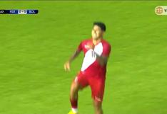 En el área no perdona: Luis Iberico rompió el empate y anotó el 1-0 de Perú vs. Bolivia | VIDEO