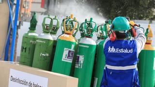 Planta de oxígeno del hospital Rebagliati suministró más de 2 mil balones de 10 m³ desde febrero