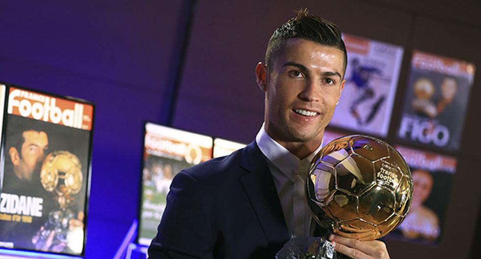 Cristiano Ronaldo sumó su Balón de Oro número cuatro en su carrera (Foto: EFE)