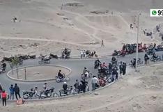 Chorrillos: motociclistas invaden Morro Solar, realizan competencias y maniobras peligrosas en área intangible