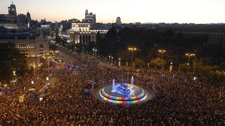 El colectivo LGTBI se reivindica frente al odio en la gran marcha de Madrid
