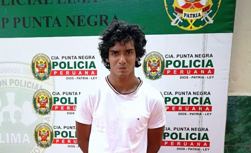 Nicolás Osorio causó triple choque en Punta Negra. Su dosaje etílico salió positivo. (Foto: Twitter Marco Calderón)