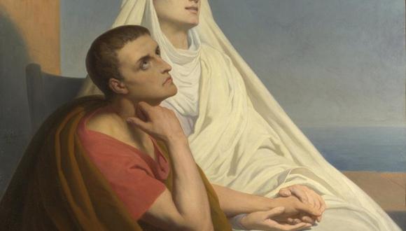 Santos Agustín y Mónica, 1854. Artista: Ary Scheffer. (Getty Images).