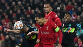 Inter derrotó 1-0 a Liverpool por octavos de final de Champions League