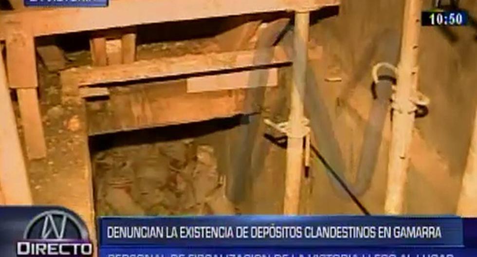 Intervienen almacenes informales en sótanos de hasta cuatro niveles. (Foto: Canal N)