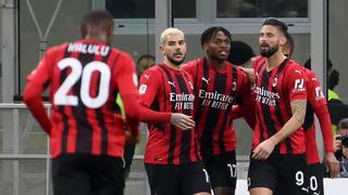 AC Milan goleó 4-0 a Lazio por Copa Italia: resumen y goles del partido