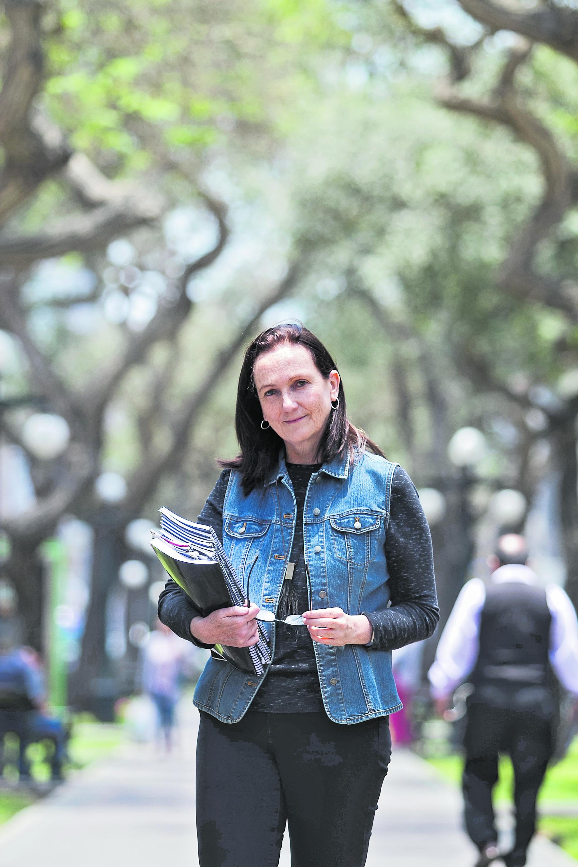 Chela De Ferrari inició este proyecto hace un año. Desde entonces, los ensayos fueron casi a diario y duraron, como mínimo, cuatro horas. (Foto: EDUARDO CAVERO)
