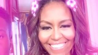 Snapchat tiene un nuevo usuario: Michelle Obama