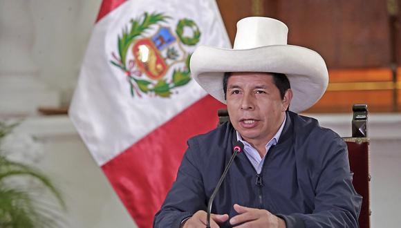 El presidente Pedro Castillo participa en la CADE del 2021. (Foto: Presidencia Perú).