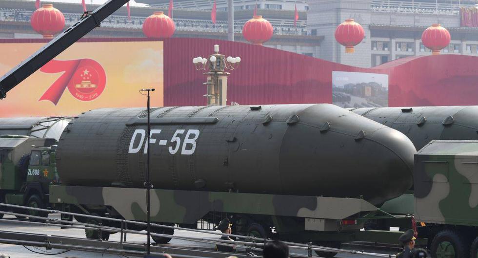 Imagen de misiles chinos. (Foto: GREG BAKER / AFP)