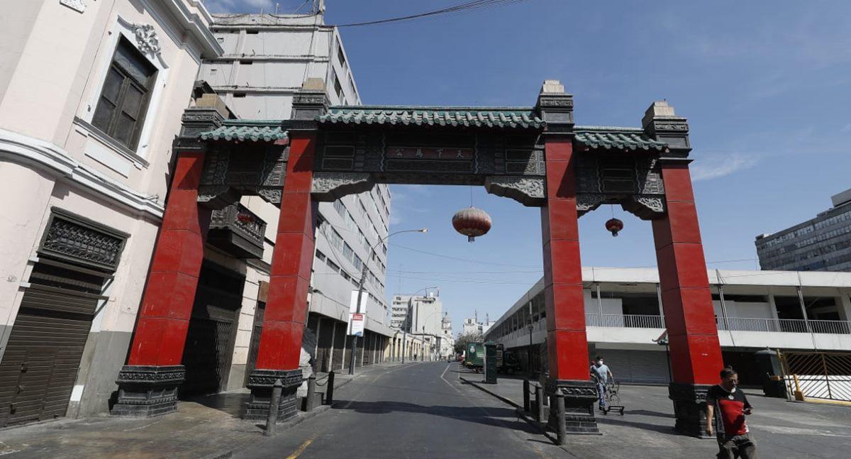 En el Barrio chino también se acata la cuarentena. (Foto: César Campos)