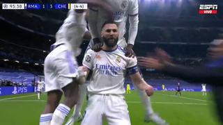 De cabeza a semifinales: Karim Benzema convirtió en la prórroga en la Champions League | VIDEO