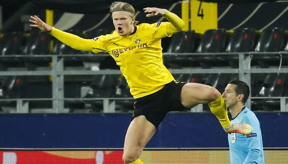 Erling Haaland tiene contrato con Borussia Dortmund hasta junio del 2024. (Foto: AFP)