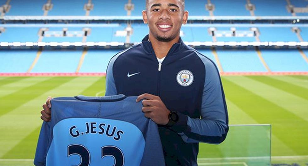 Gabriel Jesús fue presentado este jueves como nuevo jugador del Manchester City. Pep Guardiola esperaba su llegada ante la complicada situación del equipo. (Foto: Manchester City)