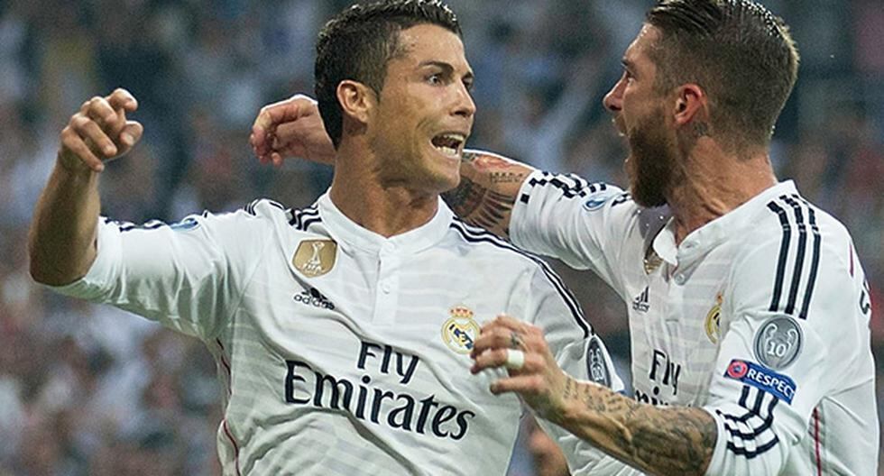 Así fue la defensa de Sergio Ramos a Cristiano Ronaldo. (Foto: Getty Images)