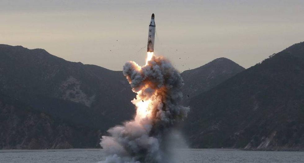 Lanzamiento de un misil norcoreano. (Foto: EFE)