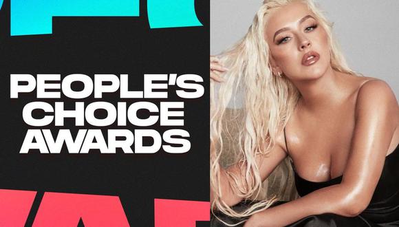 La gala contará con las presentaciones de Christina Aguilera y Blake Shelton, entre otros artistas que se han mantenido en reserva. (Foto: People's Choice/@xtina)