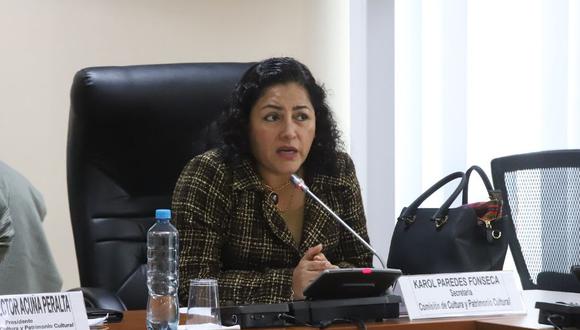 La presidenta de la Comisión de Ética aclara que no puede realizar las indagaciones para saber si se cometió este delito, por lo que instó a la Fiscalía dar celeridad al caso. (Foto: Congreso)