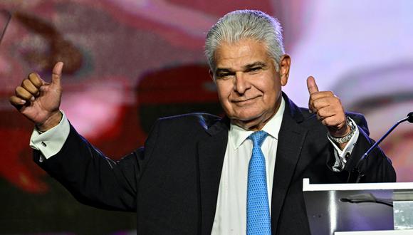 El candidato presidencial de Panamá por el partido Realizando Metas, José Raúl Mulino. (Foto de MARTIN BERNETTI / AFP)