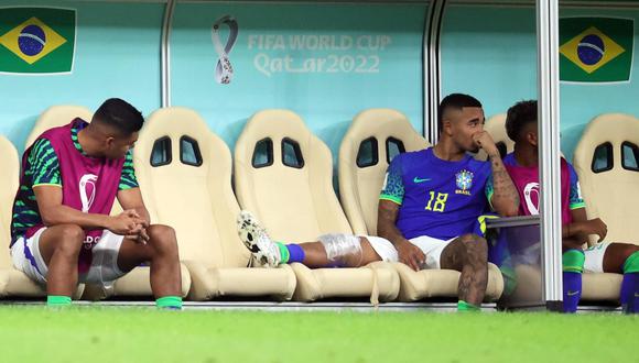 Gabriel Jesus pasó por una operación en la rodilla tras lesionarse con Brasil en Qatar 2022. (Foto: EFE)