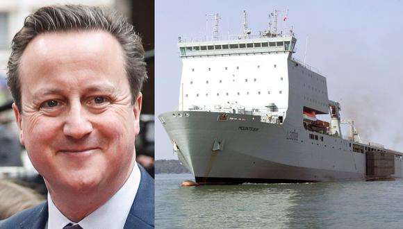 Crisis de refugiados: Cameron anuncia envío de buque anfibio
