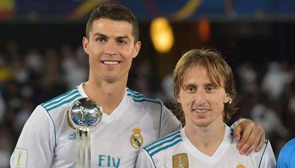 Cristiano Ronaldo y Luka Modric, los mejores de la última edición del Mundial de Clubes. (Foto: EFE)